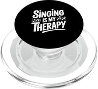 El Canto es mi Amante de la música de Terapia para los Cantantes PopSockets PopGrip para MagSafe