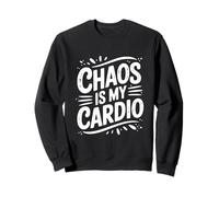 El Caos es mi Humor de Fitness Familiar Cardio Sudadera