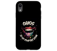 El Caos es mi Zona de Confort (declaración Divertida y gráfico de Payaso) Carcasa para iPhone XR