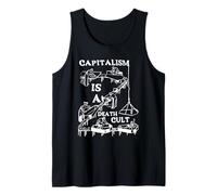 El capitalismo es un Culto a la Muerte, anticapitalista Camiseta sin Mangas
