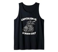 El capitalismo es un Culto a la Muerte Gracioso Anti capitalista Igualdad Camiseta sin Mangas