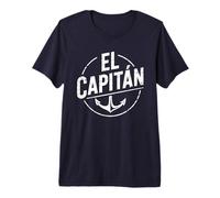 El Capitan Camisa Hombres Mujeres Ancla Barco Capitán Divertido Navegación Camiseta Premium
