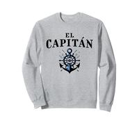 El Capitán, divertido ancla patrón navegante marinero Sudadera