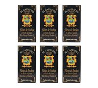 EL CAPRICHO, Filetes de Anchoa de Santoña, Octavillo, en Aceite de Girasol Alto Oleico, 10 Filetes, Peso: 50 g Neto, 29 g Escurrido (Pack de 6)