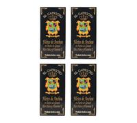 EL CAPRICHO, Filetes de Anchoa de Santoña, Octavillo, en Aceite de Girasol Alto Oleico, 10 Filetes, Peso: 50 g Neto, 29 g Escurrido (Pack de 4)
