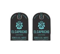 EL CAPRICHO, Santoña, Filetes de Bonito en Aceite de Oliva Virgen Extra, Peso: 210 g Neto, 155 g Escurrido (Pack de 2)