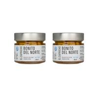 EL CAPRICHO, Santoña, Tronco de Bonito Millesine en Aceite de Oliva Virgen Extra, Peso: 170 g Neto, 110 g Escurrido (Pack de 2)
