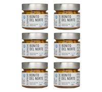 EL CAPRICHO, Santoña, Tronco de bonito Millesine en Aceite de Oliva Virgen Extra, Peso: 170 g Neto, 110 g Escurrido (Pack de 6)