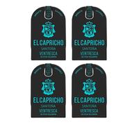 EL CAPRICHO, Santoña, Ventresca de Atún de Santoña Yellowfin, Aceite de Oliva Vigen Extra Arbequina, Peso: 115 g Neto, 75 g Escurrido (Pack de 4)