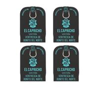 EL CAPRICHO, Santoña, Ventresca de Bonito del Norte en Aceite de Girasol, Peso: 110 g Neto, 80 g Escurrido (Pack de 4)