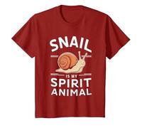 El Caracol es mi Animal Espiritual Camiseta, Niños, Arándano, 6 años