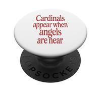 El Cardenal Aparece Cuando El Ángel Está Cerca PopSockets PopGrip Adhesivo