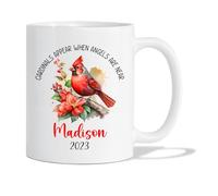 El Cardenal Aparece Cuando Los Ángeles Están Cerca Tazón De Café Novedad Tazas Té Graciosa Tazas De Regalo Regalos Divertidos Para Trabajo Oficina Colegas 330 Ml