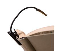 EL CARRITO DEL AHORRO - Lámpara Lectura con Pinza LED Recargable USB | Luz para Leer Libros en la Cama | Flexo Pinza Cabecero Cama | Luz de Lectura 3 Brillos 3 Colores | Lámpara Libro Portátil