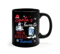 El Cartero Favorito De Santa Tazón Cerámica Tazas Té Graciosa Tazón De Café Regalos Novedosos Para Amigos Familiares Colegas 330 Ml