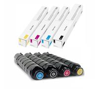 El cartucho de tóner GPR55 remanufacturado 4 reemplazo compatible con el color para GPR-55BK GPR-55C GPR-55M GPR-55Y funciona con C5535I C5540i C5550i C5560i C5735 C5740 C5750 C5760 69000 Page