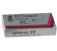 Grapas el casco nº22 caja de 1000 unidades
