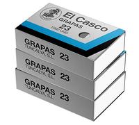 EL CASCO Grapas tipo 23 para grapadora M-83 y M-85, 3000 unidades