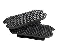 El caucho negro del estribo de la seguridad del hierro del montar a caballo llena la comodidad de las almohadillas de las pisadas de repuesto