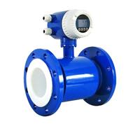 El caudalímetro electromagnético se puede personalizar con un medidor de agua control cuantitativo brida integrada(DN250 PTFE lining)