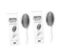 El cepillo de cerdas ofrece un desenredado suave y distribución natural del aceite para un cabello suave en húmedo o seco, bloqueos antiestáticos