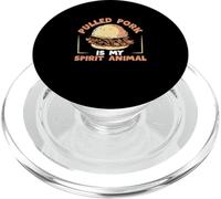 El cerdo desmenuzado es mi espíritu animal divertido entusiasta de la carne ahumada PopSockets PopGrip para MagSafe