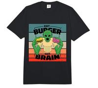 El Cerebro de la Hamburguesa Zombie no Come Comida de Comfort Colors Adult Heavyweight T-Shirt