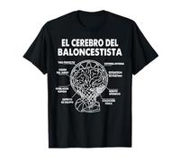 El Cerebro del Baloncestista Jugador de Baloncesto Hombre Camiseta