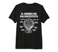 El Cerebro del Baloncestista Jugador de Baloncesto Hombre Camiseta Premium
