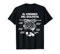 El Cerebro del Golfista Jugador De Golf Golfistas Divertida Camiseta