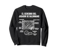 El Cerebro del Jugador de Balonmano balonmanista Divertida Sudadera