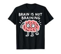 El Cerebro no es Cerebro Divertido Doodle Cerebro Meme Humor Camiseta