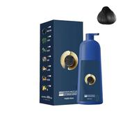 El champú para teñir el cabello Qiweitang, un tinte natural a base de plantas, proporciona cobertura y es apto para todas las edades.