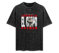 EL Chapo Joaquin Guzman Jefe De Jefes Solid Fit Logo Men's T-Shirt Unisex White Men Tees L