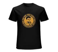 EL Chaporrito Chapo Guzman Last Narco México Drug Cartel Camiseta Hombre Fashion Cotton Black Clothes, Negro , M