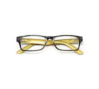 El Charro Gafas Lectura Kansas Negro/Amarillo. Aumento +3,5 Gafas De Vista, Gafas De Aumento, Gafas Visión Borrosa