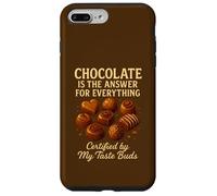 El Chocolate es la Respuesta Sabrosa para Todo Divertido Foodie Carcasa para iPhone 7 Plus/8 Plus