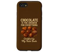 El Chocolate es la Respuesta Sabrosa para Todo Divertido Foodie Carcasa para iPhone SE (2020) / 7/8