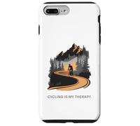 El ciclismo es mi terapia - Paseo por las montañas Carcasa para iPhone 7 Plus/8 Plus