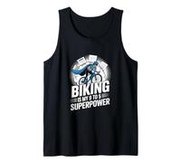 El ciclismo es mi viaje en bicicleta de superpotencia de 9 a 5 Camiseta sin Mangas