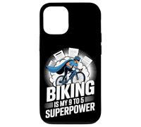 El ciclismo es mi viaje en bicicleta de superpotencia de 9 a 5 Carcasa para iPhone 12/12 Pro