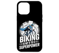 El ciclismo es mi viaje en bicicleta de superpotencia de 9 a 5 Carcasa para iPhone 12 Pro Max
