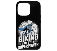 El ciclismo es mi viaje en bicicleta de superpotencia de 9 a 5 Carcasa para iPhone 13 Pro