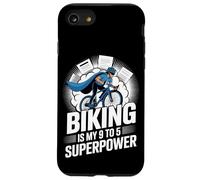 El ciclismo es mi viaje en bicicleta de superpotencia de 9 a 5 Carcasa para iPhone SE (2020) / 7 / 8