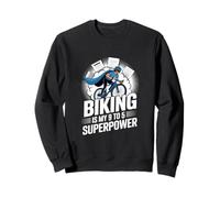 El ciclismo es mi viaje en bicicleta de superpotencia de 9 a 5 Sudadera