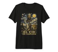 El CID El Campeador Van Gogh Guerrero España Camiseta Premium