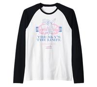 El Cielo es el límite - Esquí de Invierno Camiseta Manga Raglan