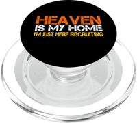 El Cielo es mi hogar Cristiano religioso Jesús Dicho Divertido PopSockets PopGrip para MagSafe