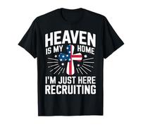 El cielo es mi hogar, solo estoy aquí reclutando la bandera de EE. UU. Camiseta