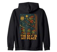 El Cielo es mi Noche Estrellada Duende de la Paz Sudadera con Capucha